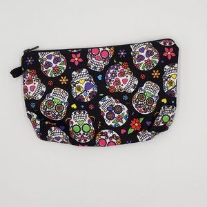 Sugar Skull Cosmetic/ Makeup Bag NWOT